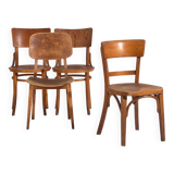 Vintage Thonet Chairs (c.1950). Set of 4 pieces #7