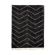 Tapis marocain moderne noir