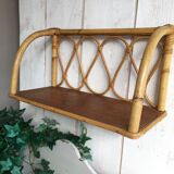 Shelf rattan 60s