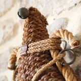 Mirror necklace rope 50s 46x25cm