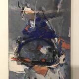 Oil on canvas entitled "spirit" signed by the artist mancini (claude)