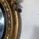 Miroir sorcière en bois sculpté doré XIX siècle