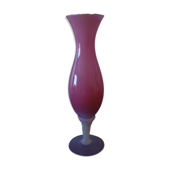 Soliflore en opaline rose