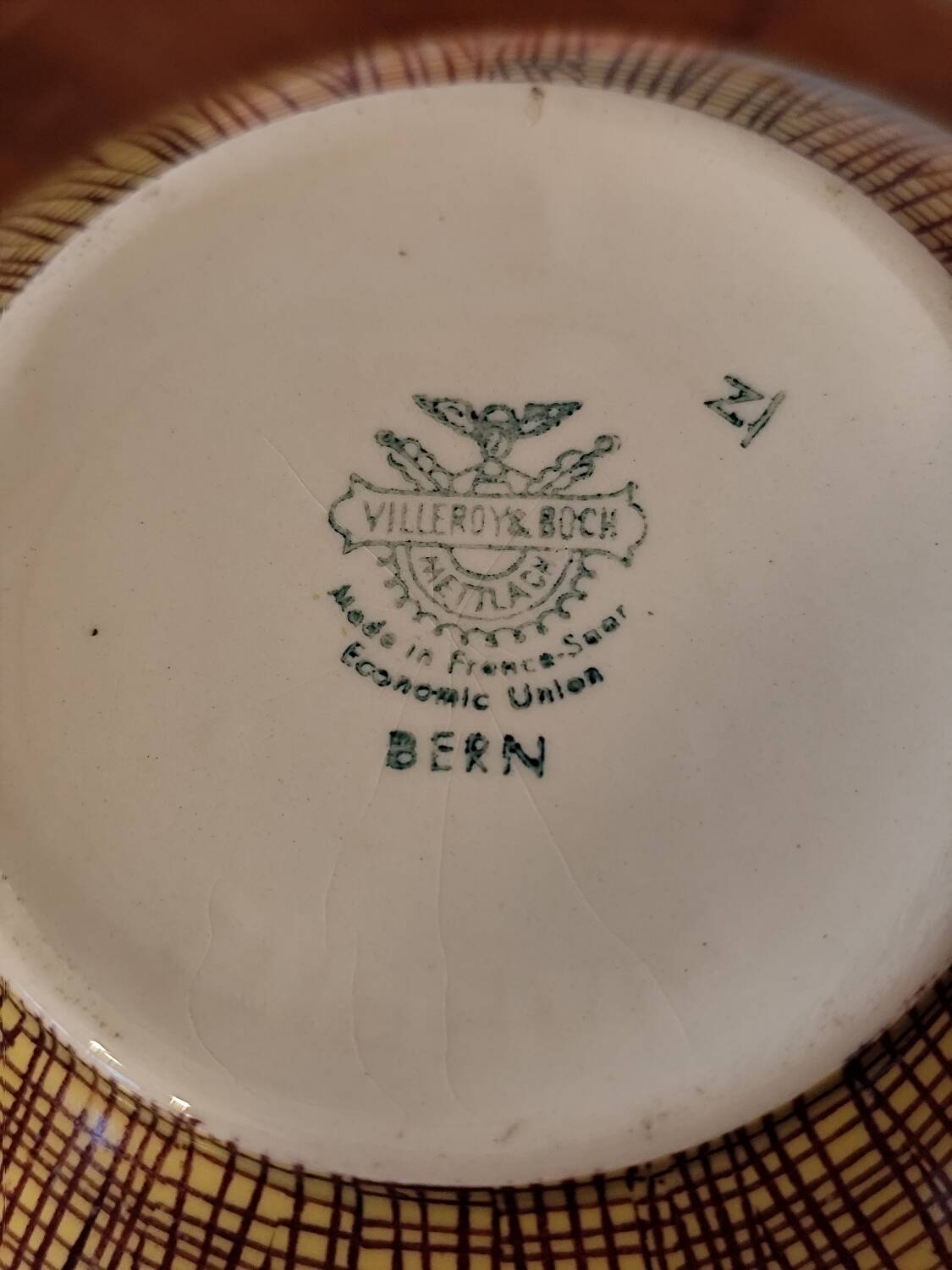 Villeroy and Boch Mettlach: Bern model teapot