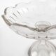Biedermeier compote, transparent crystal, Czechia, 19th century