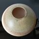 Vintage studio pottery signed - Variegated green and raw earth