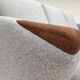 Danish design by Arne Hovmand-Olsen, 3-seater sofa model 490, reupholstered