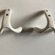 Pair of white cast iron bathroom pads 1960