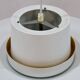 XL Verona Pendant by Svend Middelboe - 1980s Scandinavian  - White/Yellow