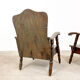 Paire de fauteuils en bois de teck sculpté Indonésie