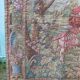 Vintage tapestry in Aubusson style. Hunting return.