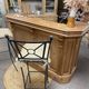 Wooden counter