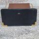 Letter holder in Havana leather and gold metal Longchamp from the 70s