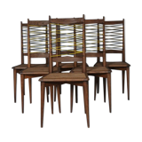 1950 Oak chairs, canning and scoubidou