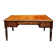 Antique oak desk - leather top
