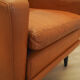 Orange armchair, Danish design, 1970s, made in Denmark
