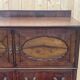 Commode anglaise en acajou des années 1950