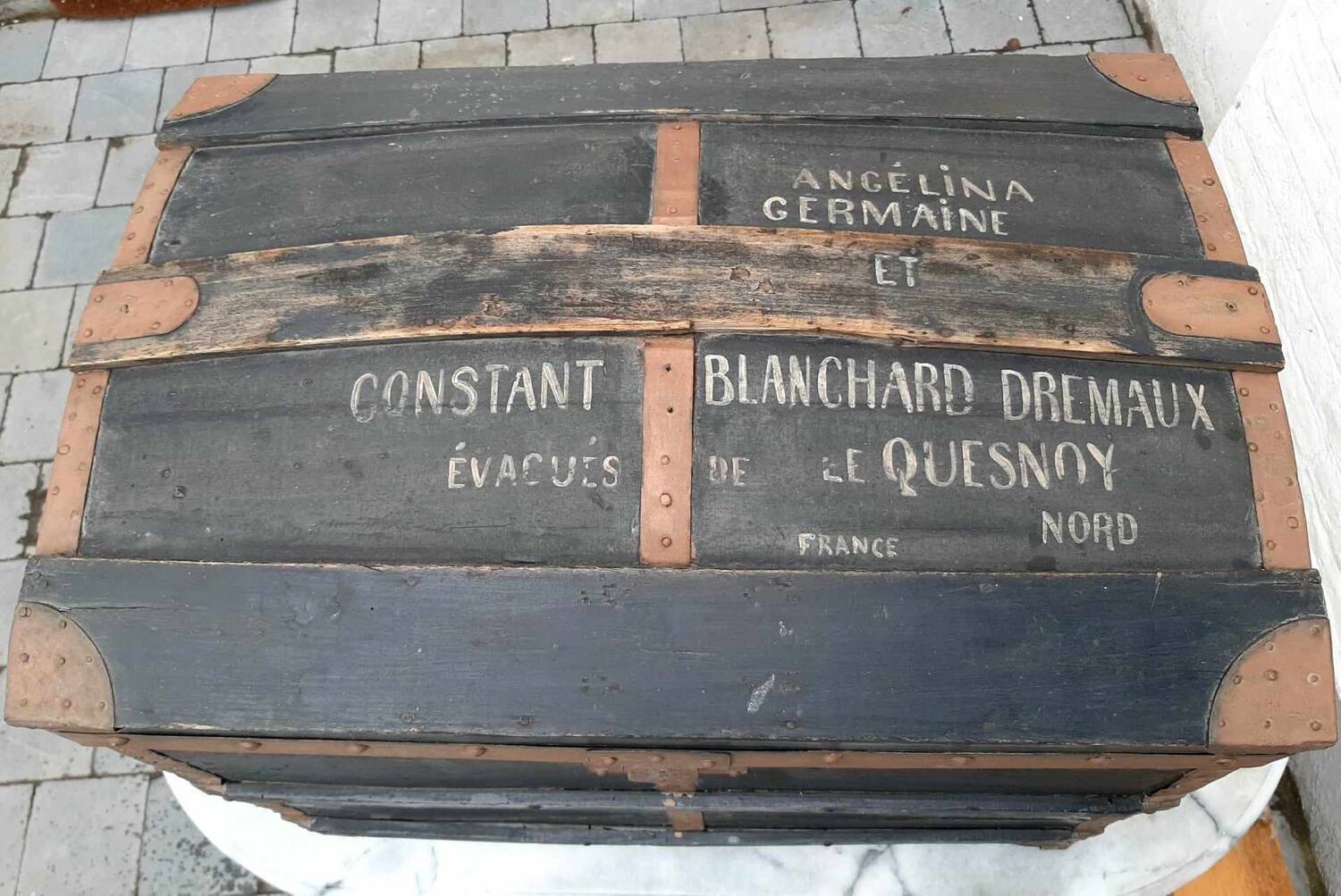 Large Old Trunk, Vintage Chest