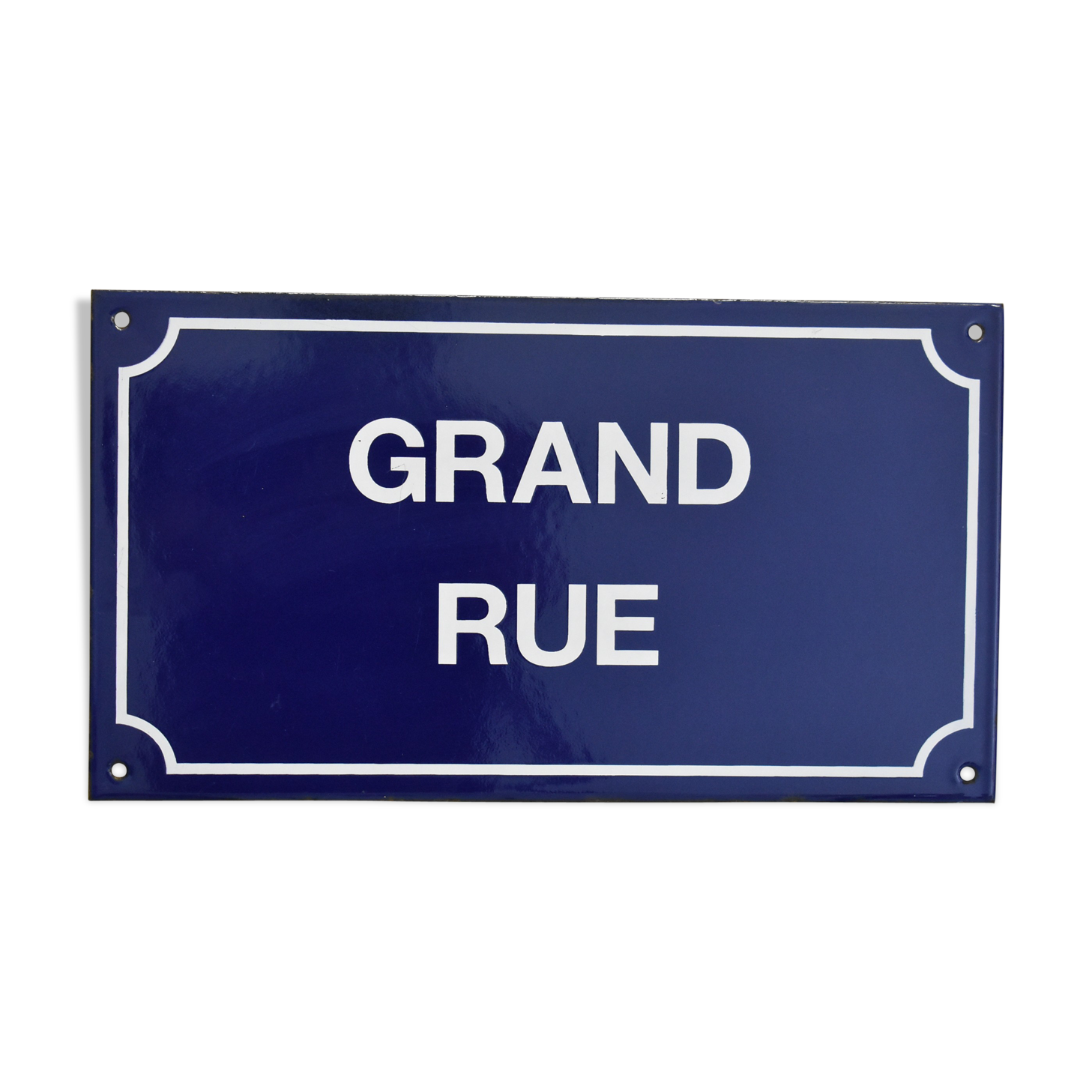 enamelled plaque "great street