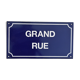 enamelled plaque "great street