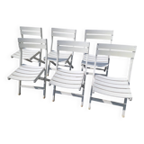 6 chaises  jardin vntage 60 70 R Gleizes