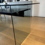 Artelano glass & wood desk