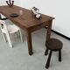 223 cm pine farmhouse table, 1970s