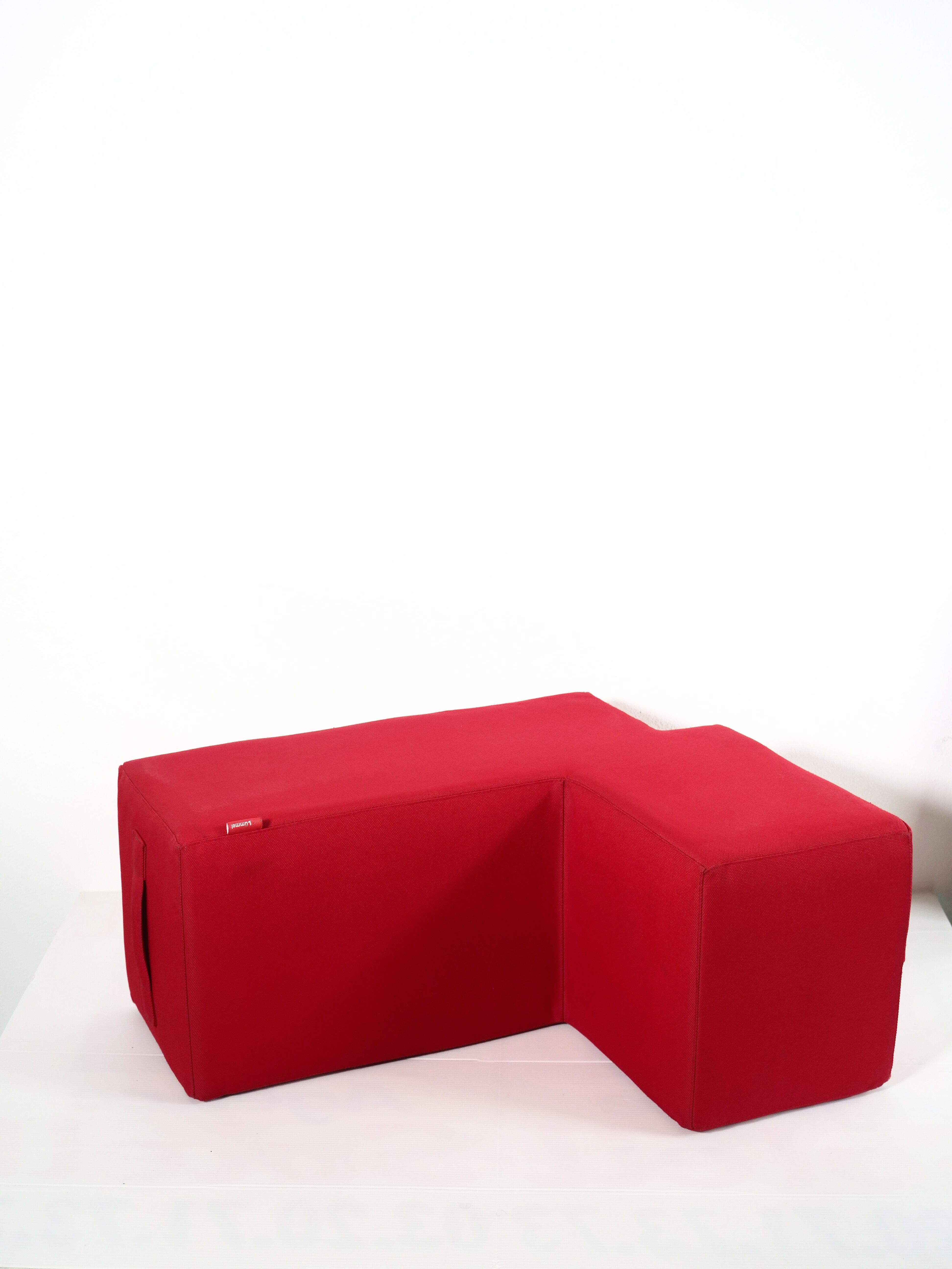 Pouf modulable style tetris
