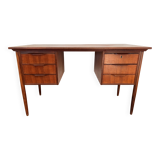 Scandinavian desk with 6 drawers from the 50s/60s