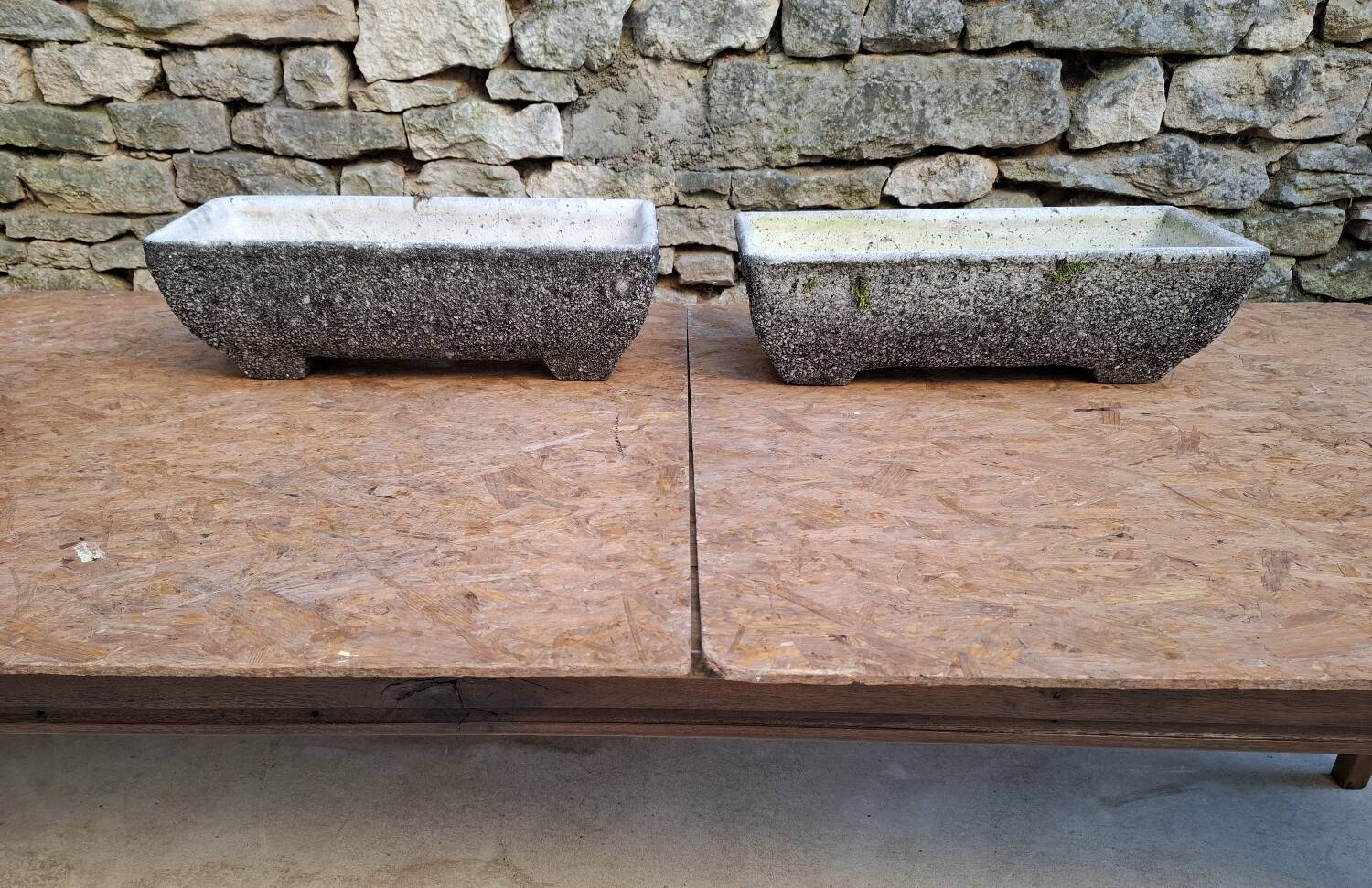 Cement planters