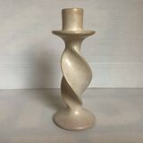Soapstone candle holder