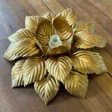 Ceiling light golden flower