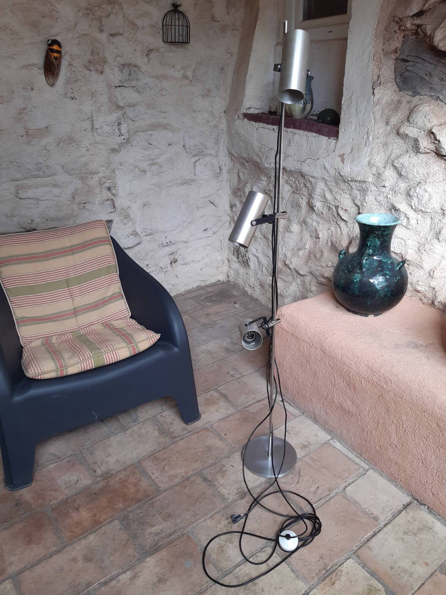 Vintage Maria Pergay or Alain Richard Floor Lamp