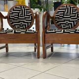 Pair of Art Deco Armchairs by Hungarian Designer Lajos Kosma 1930