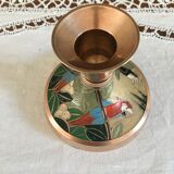 Hand-painted candle holder