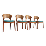Vintage Danish dining chairs by Schou Andersens Mobelfabrik, 1960s, set of 4