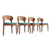 Vintage Danish dining chairs by Schou Andersens Mobelfabrik, 1960s, set of 4