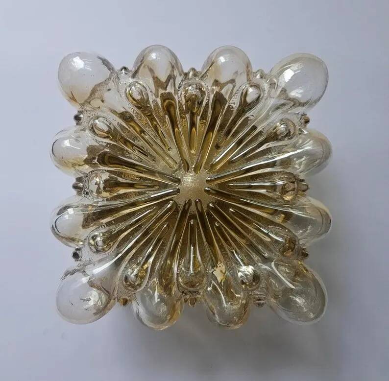 Rare Midcentury Flush Mount Limburg, Helena Tynell, Germany, 1970s