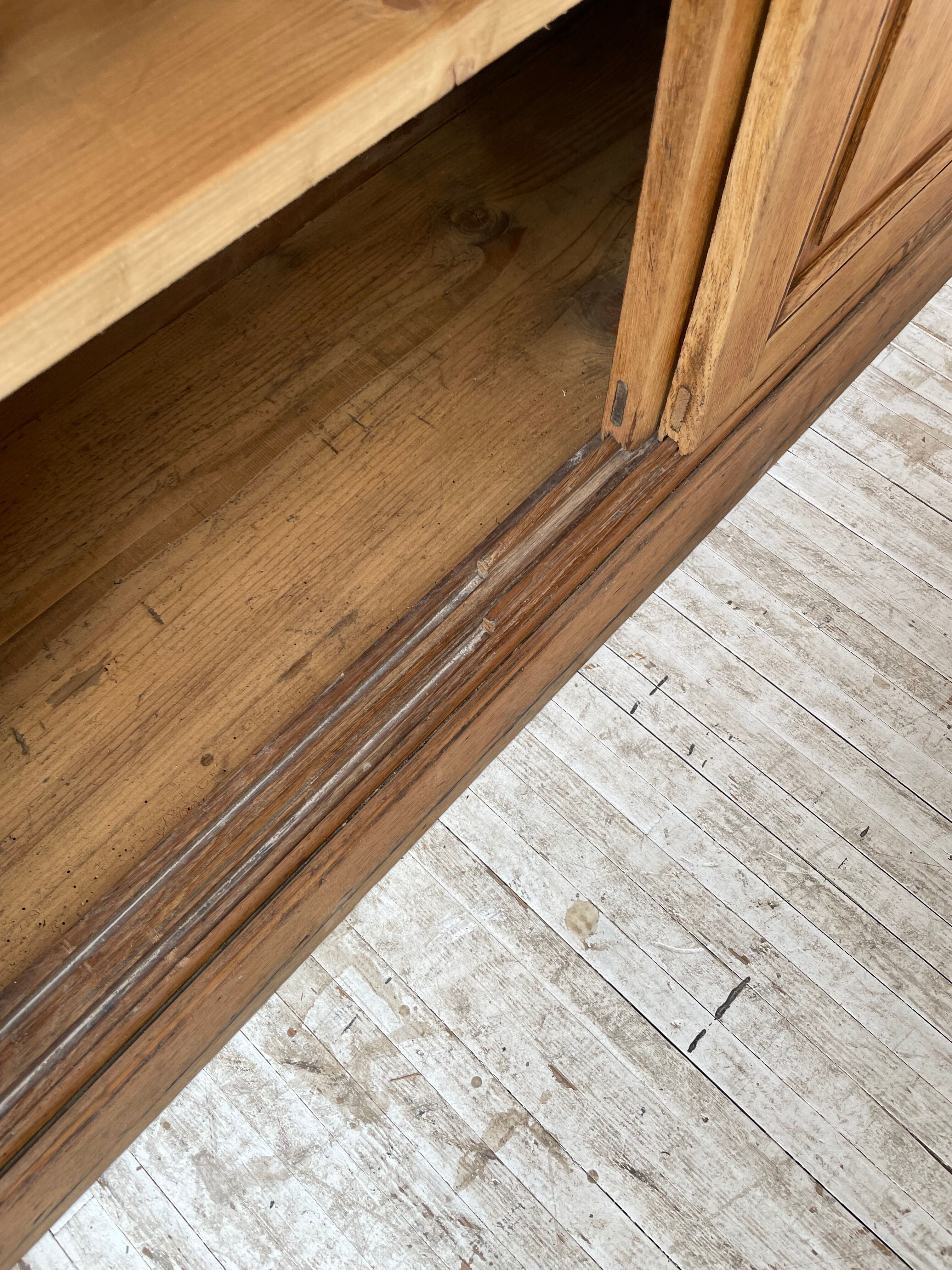 Oak showcase bookcase