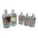 Série 5 flacons apothicaire pharmacie verre soufflé