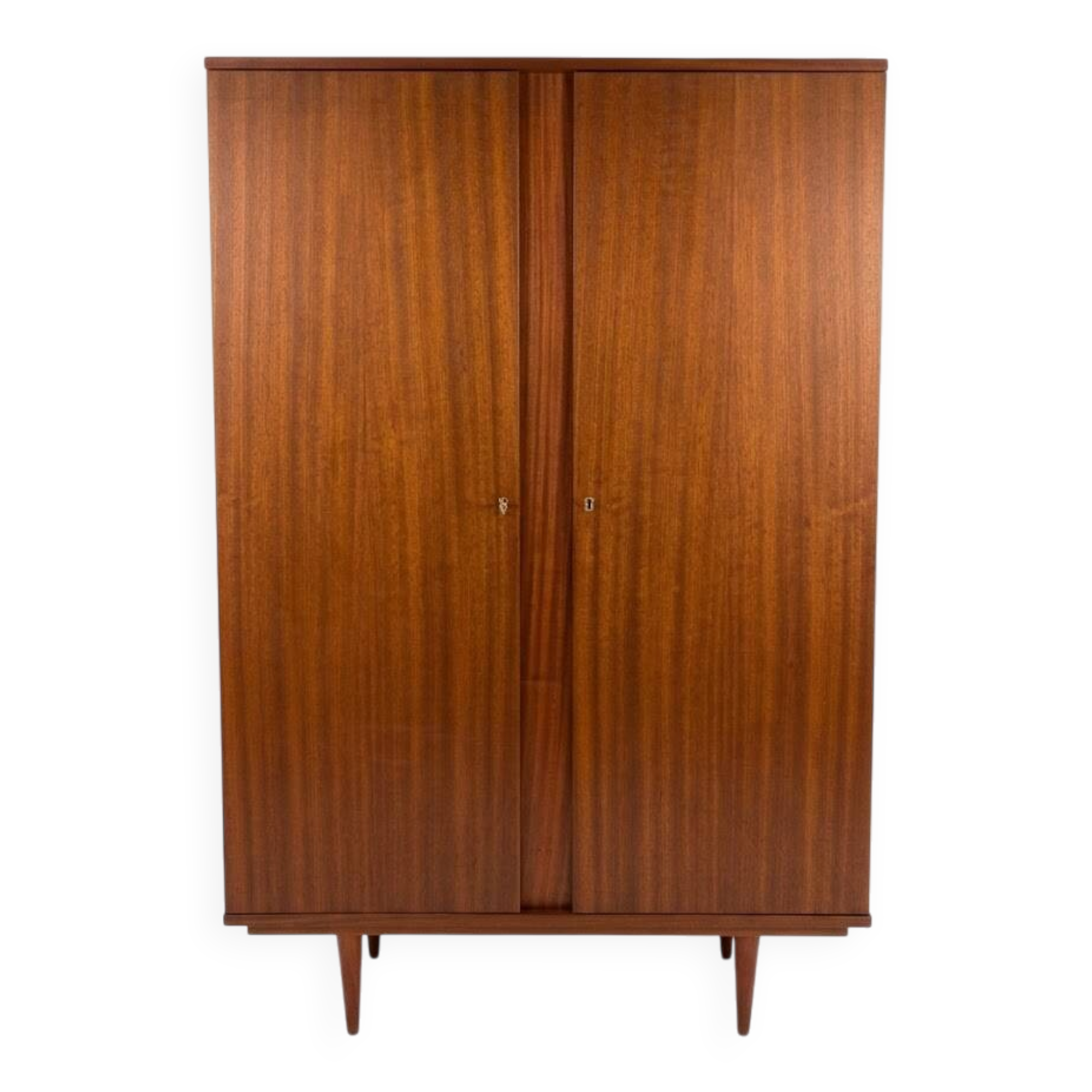 Armoire Penderie Pieds fuseaux Capelle Vintage Scandinave Années 60