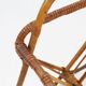 French Vintage fifties rattan magazine rack