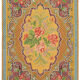 Kilim jaune moldovien vintage fait à la main 192 cm x 310 cm - 23379