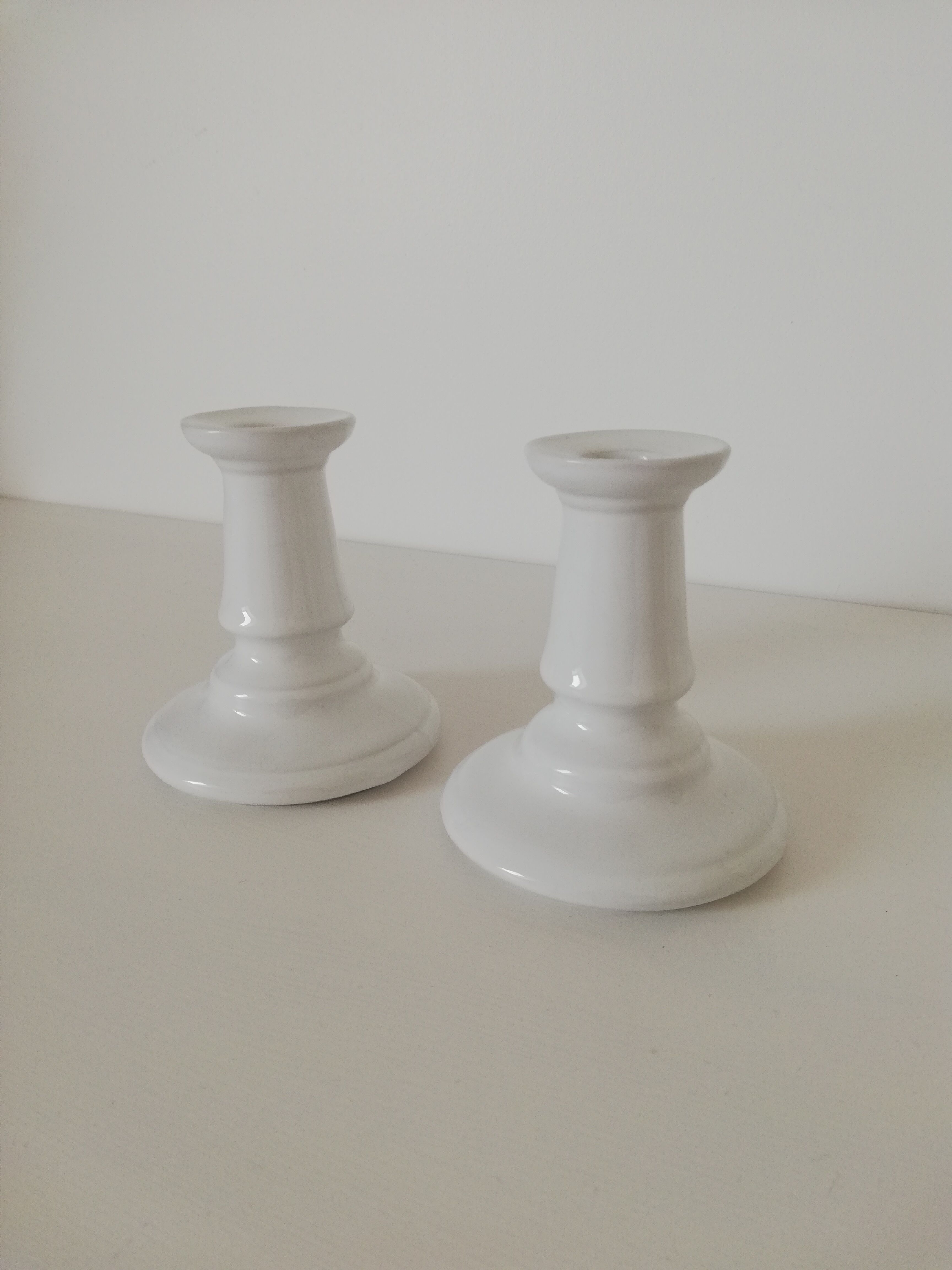 Vintage ceramic candle holders