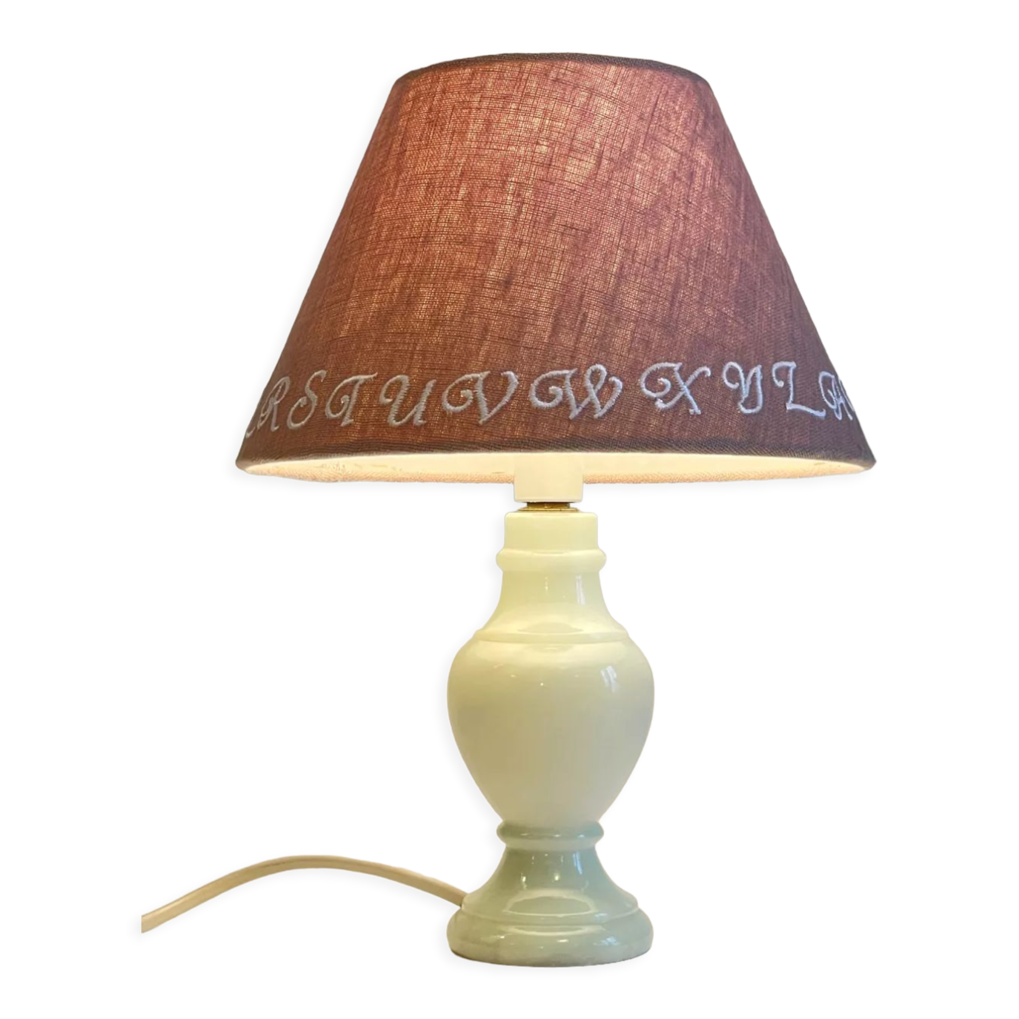 Lamp feet in vintage marble