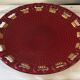 Plat ajouré Saint-Clément par Blanche Letalle mid-Century D 35 cm