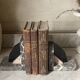 Pair of Art Deco marble and onyx bookends
