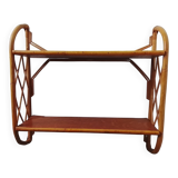 Wall rattan shelf