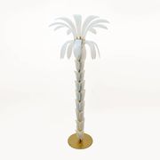 Iridescent Murano Glass Palm Tree Floor Lamp