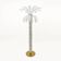 Iridescent Murano Glass Palm Tree Floor Lamp